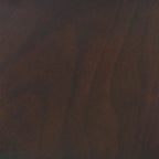 Maykoosh Round End Table with Glass Top & Espresso Finish - Accent Table