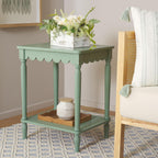 SAFAVIEH Home Collection Haven Sage Green Accent Table