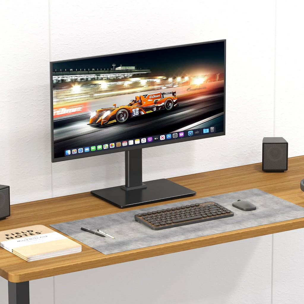 XINLEI Universal Swivel TV Stand Base Table Top TV Stand for 17-43 Inch TVs Height Adjustable Monitor Mount Stand, Holds up to 88lbs, Max VESA 200x200mm, TS205