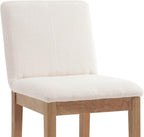 Kmax 30 Inch Bar Stools Set of 2 with Back Support, Linen, Cream | Farmhouse, Wooden Frame, Armless, Upholstered