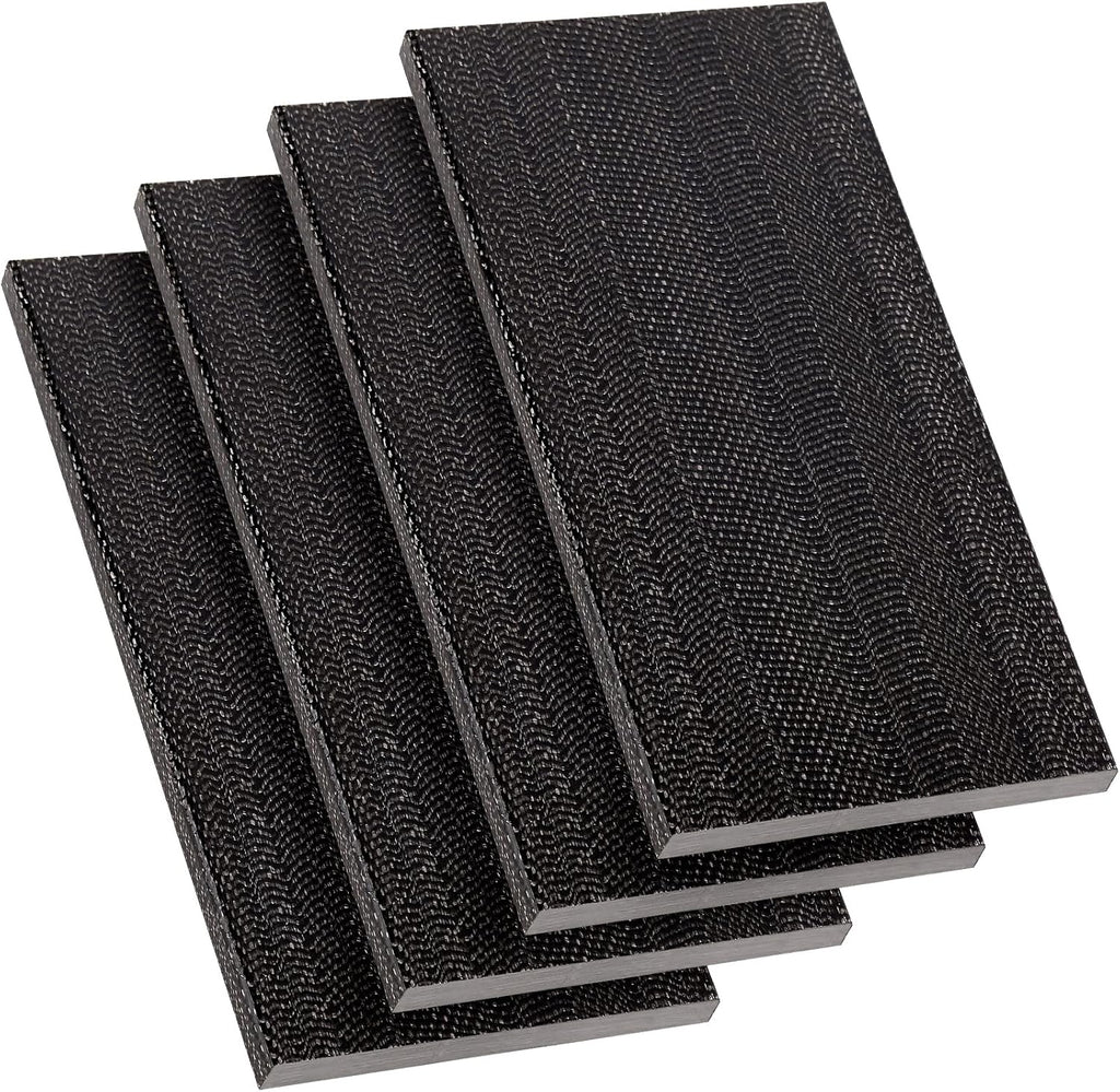 Anwenk 4Pack Patio Chair Replacement Parts Fiberglass Spring Plates Rocking Chair Repair Kit for Universal Swivel Rocker Chair Garden Lawn Furniture,5" L x 2.5" W x0.3 H