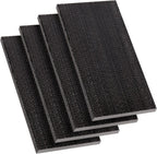 Anwenk 4Pack Patio Chair Replacement Parts Fiberglass Spring Plates Rocking Chair Repair Kit for Universal Swivel Rocker Chair Garden Lawn Furniture,5" L x 2.5" W x0.3 H