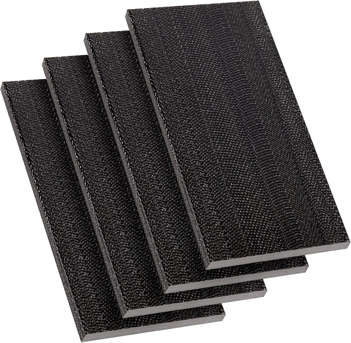 Anwenk 4Pack Patio Chair Replacement Parts Fiberglass Spring Plates Rocking Chair Repair Kit for Universal Swivel Rocker Chair Garden Lawn Furniture,5" L x 2.5" W x0.3 H
