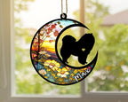 Personalized Dog Memorial, Custom Name Chow Chow Dog Christmas Ornament with Name, Custom Breeds, Pet Loss Light Catcher, Gifts for Lovers Loss of Pet Sympathy on Mothers Day Christmas