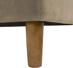 HomePop 40" Ainsley Button Tufted Storage Bench - Fawn Velvet