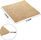 Tosnail 80 Pack 5 x 5 Inches Hemp Grow Mats, Jute Fiber Grow Mats, Sprouting Mat, Hemp Pads for Indoor Microgreens Growing, Wheatgrass Sprouts