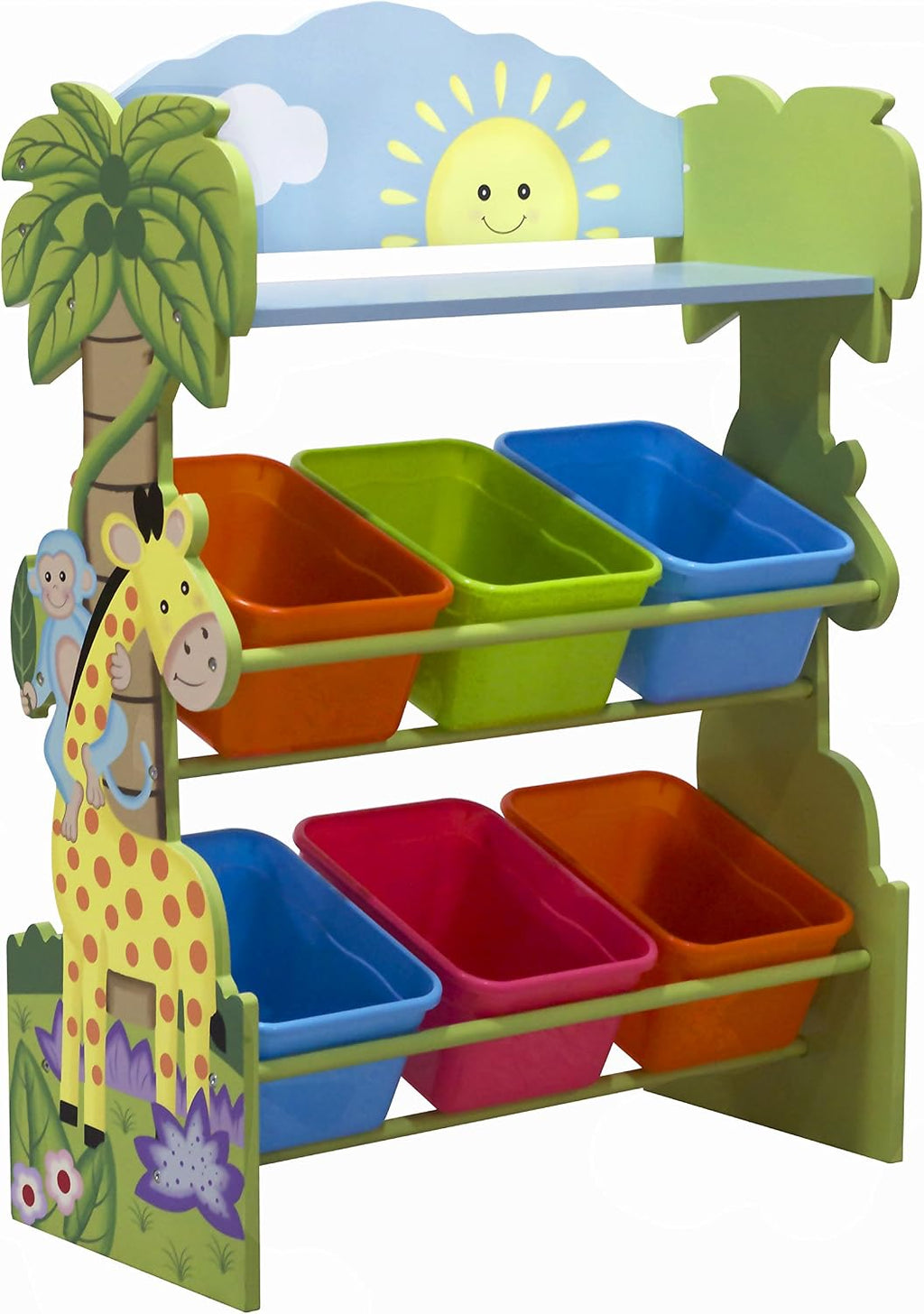 Fantasy Fields - Toy Furniture -Sunny Safari Toy Organizer with Storage Bins