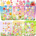 36 Sheets Easter Stickers, Easter Stickers for Kids, Easter Egg Stickers Bunny Stickers for Kids Easter Egg Decorating Party Favors Treats, Crafts, Basket Stuffers,Goodie Bag Fillers