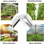 Automatic Greenhouse Window Opener Auto Vent Opener Roof Vent Opener Greenhouse Accessories Solar Window Louvre Thread Opener Auto Vent Kit Agriculture Gardening Tools Greenhouses Supplies