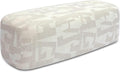Tov Furniture Graceland 54" Cream Performance Jacquard Bench