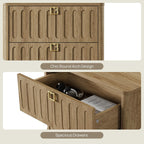 SICOTAS Nightstands Set of 2 with Drawers, 21" Wide Modern Bedside Tables