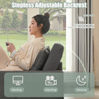 GOSUHI 52" 3-in-1 Convertible Sleeper Sofa Bed, Linen, Dark Gray | Pull-Out Bed, Stepless Adjustable Backrest, Side Pocket, Compact Loveseat, Living Room, Dorm & Apartment