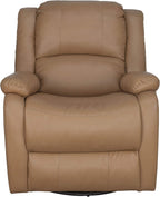 RecPro Charles Collection | 30" Swivel Glider RV Recliner | RV Living Room (Slideout) Chair | RV Furniture | Glider Chair (Toffee, 2-Pack)