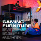 X Rocker Video Gaming Floor Rocker Chair, Built-in Audio, College Dorm Essentials for Guys and Girls, Bedroom, Foldable, Gifts for Gamers