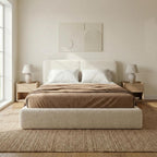 Acanva Full-Foam Queen Size Platform Bed Frame with Headboard