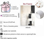 3Pcs Neutral Abstract Canvas Wall Art Pictures Modern Minimalist Posters Prints Beige Black Simple Wall Decoration for Living Room Bedroom Bathroom Office 16x24in Unframed