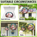 Mother Baby Flamingo Wind Spinner, Mother Baby Flamingo Wind Spinner Hanging for Yard and Garden, Unique Gift Wind Spinner, 3D Hanging Wind Spinner Outdoor