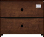 LKTART Small Sideboard Buffet Cabinet,Narrow Kitchen Storage Cabinet with 2 Rattan Doors,Mid Century Modern Thin Console Table for Living Room,Entryway(39.4" Walnut)