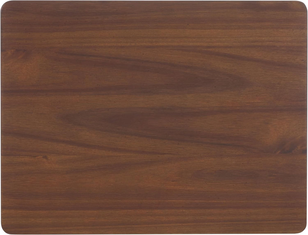 SAFAVIEH Home Collection - Akai Accent Table, Walnut Brown Side Table with Cross Base, Fully Assembled (ACC2400A)
