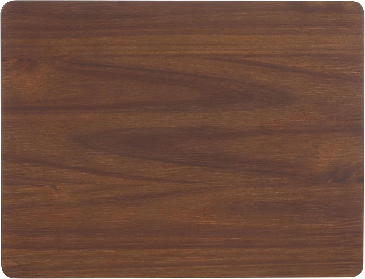 SAFAVIEH Home Collection - Akai Accent Table, Walnut Brown Side Table with Cross Base, Fully Assembled (ACC2400A)