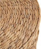 Kate and Laurel Halm Modern Woven Rattan Round Storage Side Tables, Set of 2, 20 x 17 and 16 x 14, Natural Rattan, Lift-Top End Tables for Use as Hidden Storage Baskets or Small Ottoman Tables