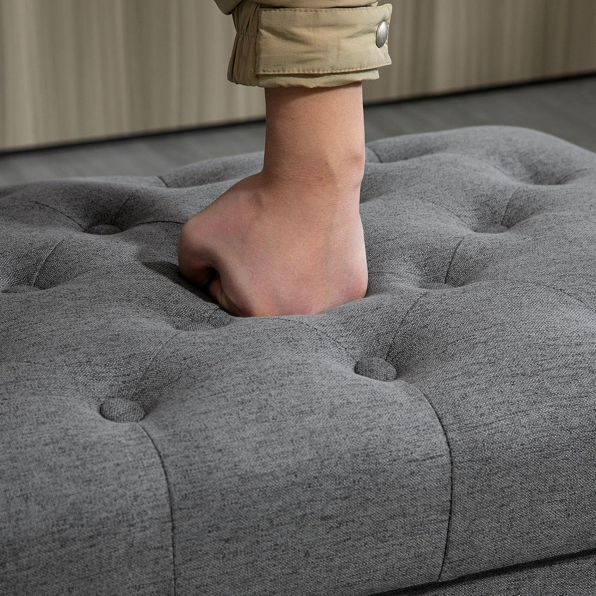Living Room Ottoman with Storage