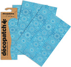 Clairefontaine décopatch Blues Mosaic Paper, 30 x 40 cm, Pack of 3 Sheets