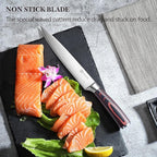 PAUDIN 8-Inch Carving Knife - Ultra Sharp Brisket Slicing Knife, Premium German Stainless Steel With Ergonomic Handle for BBQ, Roast, Meats and Vegetables