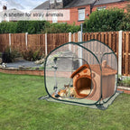 Mini Transparent Pop Up Greenhouse for Indoor and Outdoor Backyard Gardens - Portable Large Space and Durable