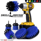 Pool Accessories - Cleaning Supplies - Drill Brush - 5 Piece Spin Brush Pool Cleaning Kit - Pool Supplies - Slide - Deck Brush - Hot Tub - Spa - Pond Liner - Pool Brush - Carpet Cleaner