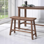 Boraam Sonoma Counter Height Backless Bench - Barnwood Wire-Brush Finish