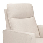 Davinci Gabby Pillowback Swivel Glider in Beach, Greenguard Gold & CertiPUR-US Certified
