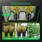 VIVOSUN DWC Hydroponics Grow System with Top Drip Kit 4 Buckets