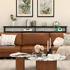 Keelian 70 Inch Double-Layer Narrow Console Sofa Table with 2 Power Outlets &4 AC Plugs&4 USB Ports, 4.9' Extension Cord Included, Behind Couch Table for Living Room/Office Easy Assembly - Black