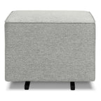 Davinci Universal Gliding Ottoman in Frost Grey, GREENGUARD Gold & CertiPUR-US Certified