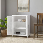 Crosley Furniture Milo Stackable Pantry Storage Cabinet with Shelves, Kitchen, Dining, or Laundry Room, White