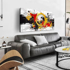 Abstract Wall Decor for Bedroom - Modern Wall Art for Living Room Ready to Hang Size 24" x 48"