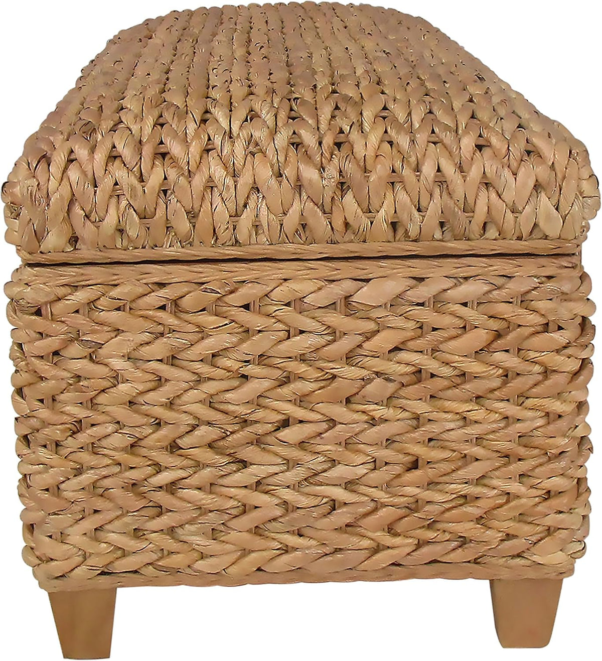 Coaster Home Furnishings - Laughton - Banana Leaf - Storage Bench with Lift-Top Lid and Soft-Close Hinges - Entryway Room - Natural - 500215NTL