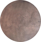 SIMPLIHOME Morris Metal Table - 17 inch Wide Cast Aluminum Round Accent Table in Antique Copper, Industrial Side or End Table for Living Room, Bedroom or Entryway with Handcrafted Finish, Assembled