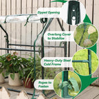 Gardzen Mini Greenhouse with Waterproof Base, Indoor/Outdoor Tabletop Greenhouse for Seed Starting, Plant Protection, Gardening & Winter Shelter, 36.2"(L) x18.9(W) x33.3(H)