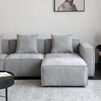 Acanva Zola Modular Sectional Living Room Sofa Set, L-Shape
