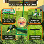 Landzie - The Original Hollow Tine Lawn Aerator Tool - 42 Inch Core Aerator and Grass Aeration Tool Lawn Tools - Stainless Steel Manual Lawn Aerator Plug Aerator and Aerator Lawn Tool