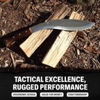 Condor Tool & Knife Tactical Machete with Walnut Handle