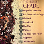 Craft Aroid Potting Mix- Elite Organic Alocasia, Philodendron, Monstera Soil Mix, Chunky, Well Draining Potting Soil for Indoor Plants, All Tropical Plants & Houseplants, Perlite & Peat Free 2QT