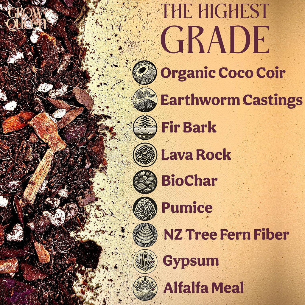 Craft Aroid Potting Mix- Elite Organic Alocasia, Philodendron, Monstera Soil Mix, Chunky, Well Draining Potting Soil for Indoor Plants, All Tropical Plants & Houseplants, Sustainable & Peat Free 8QT