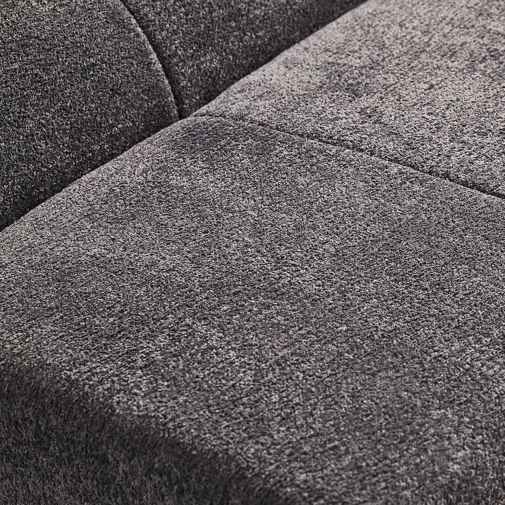 Fireside Chair, Modern Comfy Raindrop Velvet Fabric Bean Bag Chairs, Upholstered Lazy Floor Sofa Relaxing Lounge, Single Armless Lazy Chair for Living Room, Bedroom, Office, Grey