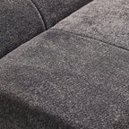 Fireside Chair, Modern Comfy Raindrop Velvet Fabric Bean Bag Chairs, Upholstered Lazy Floor Sofa Relaxing Lounge, Single Armless Lazy Chair for Living Room, Bedroom, Office, Grey