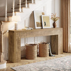 Tribesigns 70.9-Inch Extra Long Console Table for Entryway, Narrow Sofa Table Behind Couch, Suitable for Hallway, Foyer, Living Room
