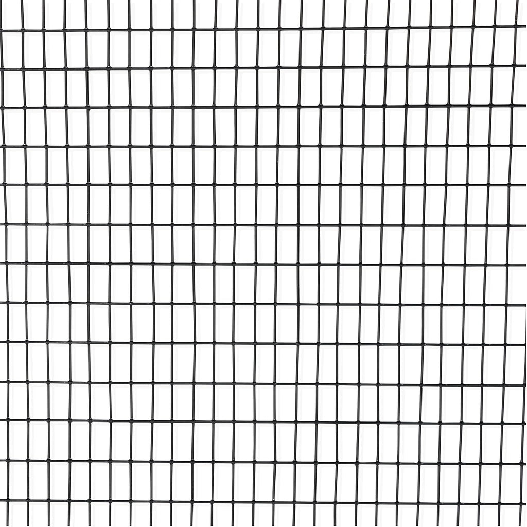 Fencer Wire 16 Gauge Black Vinyl Coated Welded Wire Mesh Size 0.5 inch by 1 inch (3 ft. x 50 ft.)