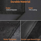 Heavy Duty 600D Polyester Cover Compatible with Pit Boss Charleston 1020 Pellet Grill Gas Griddle Combo PB1020NX Wood Pellet Grill with Handles, All Weather Protection Waterproof Cover